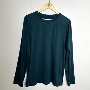 Gaiam Teal Long Sleeve Athletic Shirt